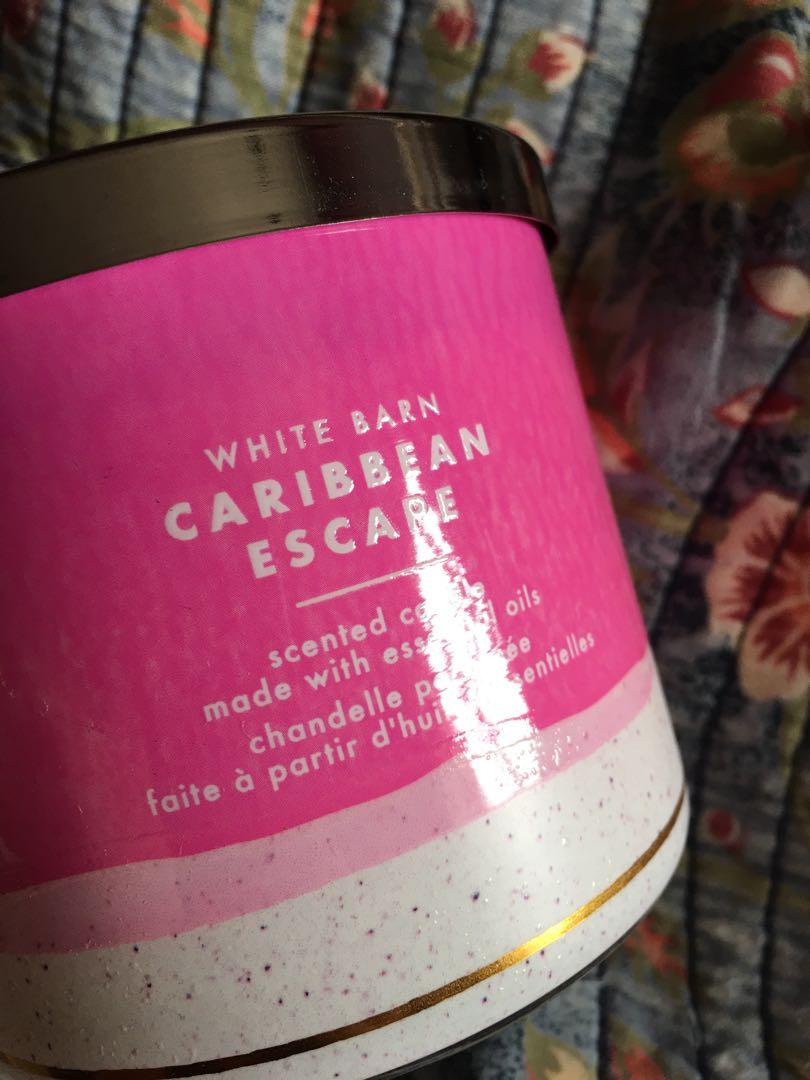 White Barn 3 Wick Candle, Furniture & Home Living, Home Fragrance on