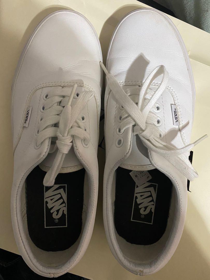 Cheap white vans shoes on sale under $20