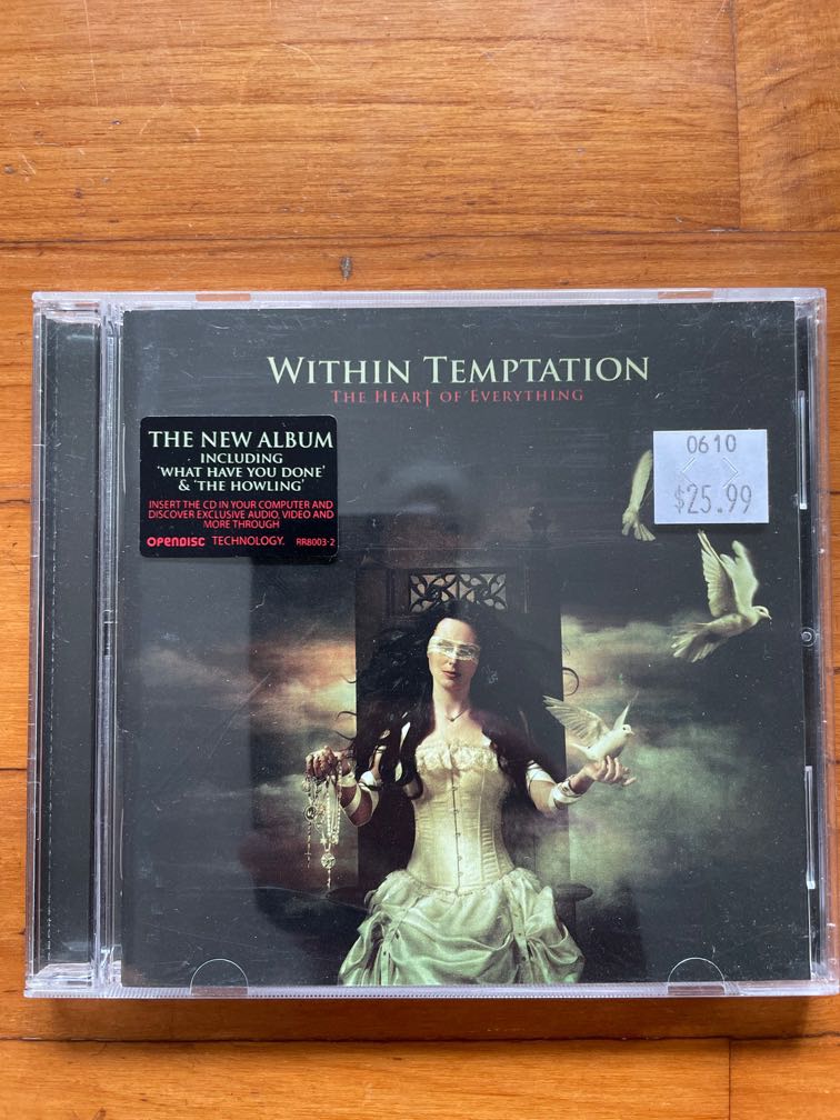 Within Temptation The Heart Of Everything CD, Hobbies & Toys, Music ...