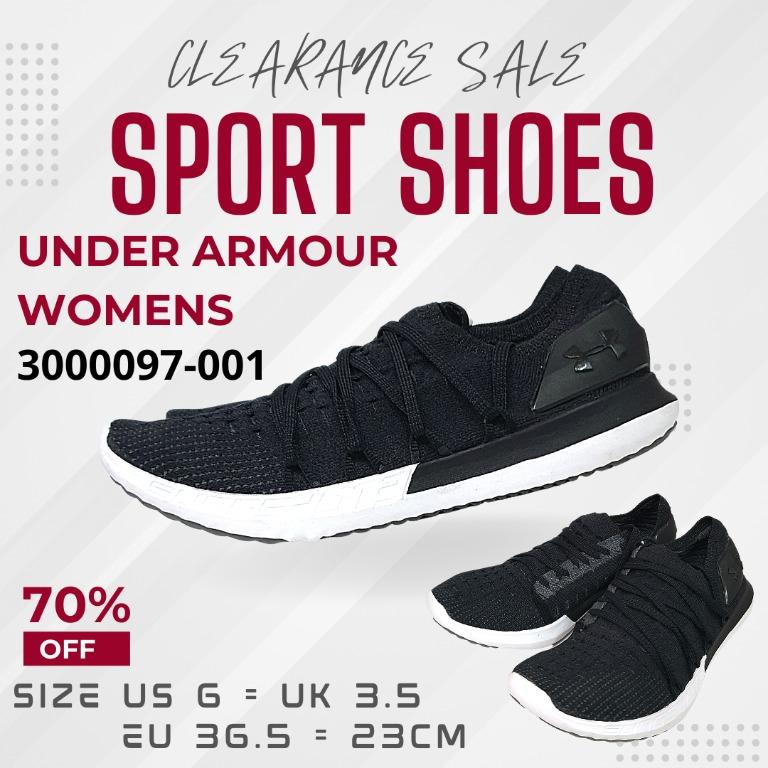 Under armour deals shoes clearance sale