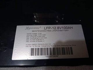 Xpower Lifepo4 100ah solar battery
