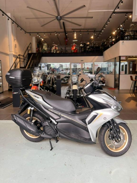 USED YAMAHA AEROX155 ABS CVT Silver, Motorcycles, Motorcycle