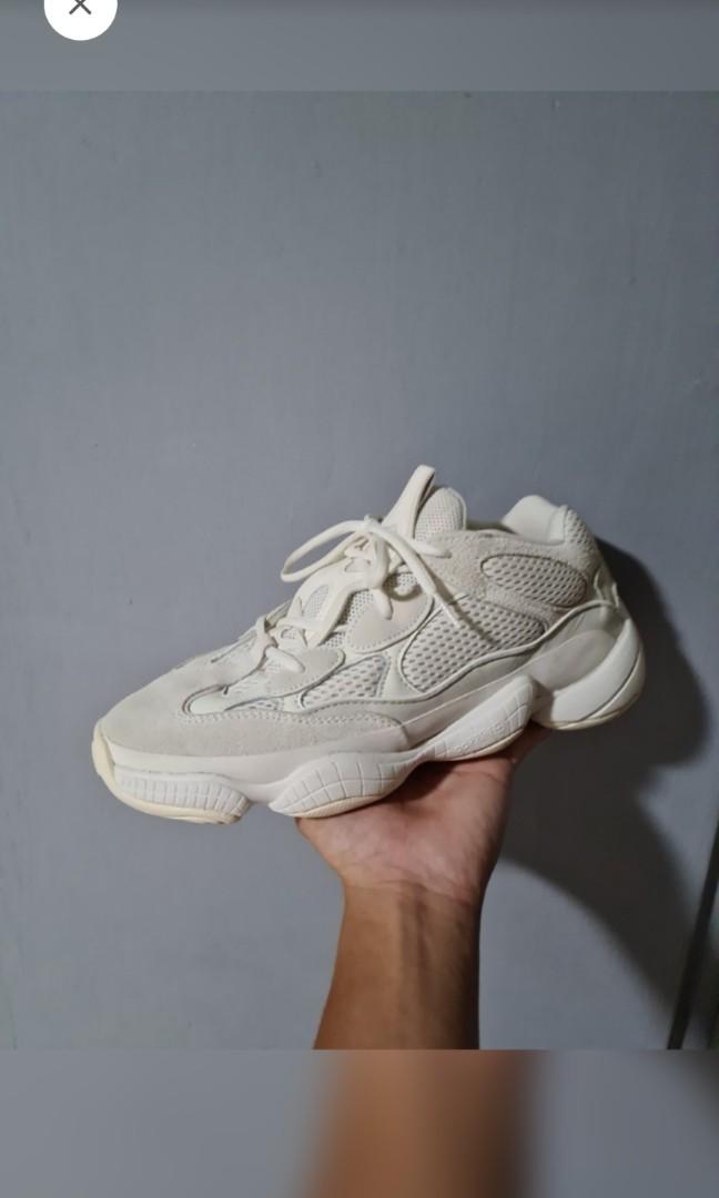White yeezy top boost 500