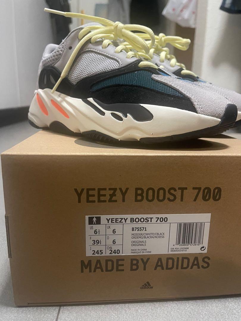 Yeezy 700 Wave Runner US6.5 / UK6, Men's Fashion, Footwear, Sneakers on  Carousell