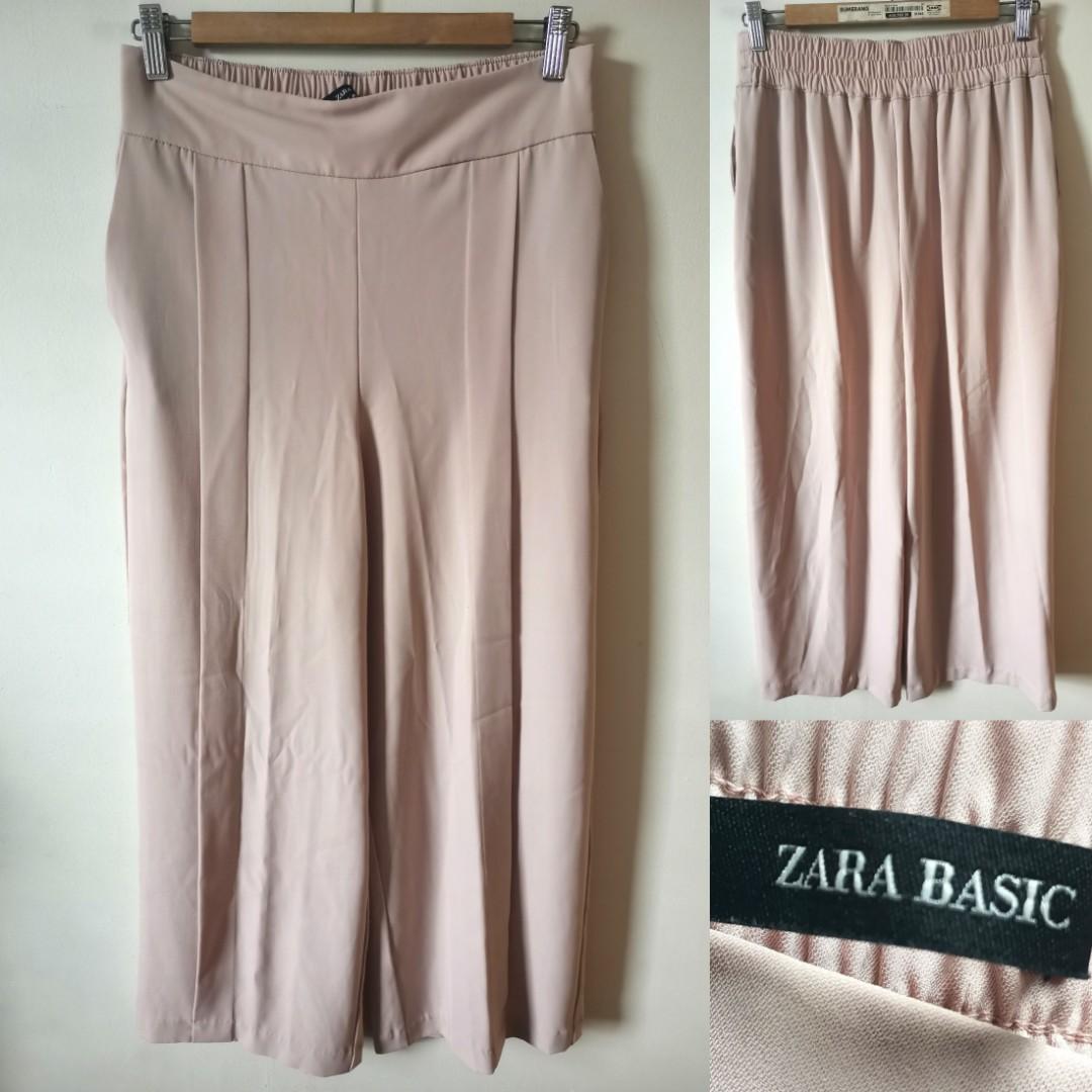 ZARA WIDE LEG TROUSERS, Women's Fashion, Bottoms, Other Bottoms on Carousell