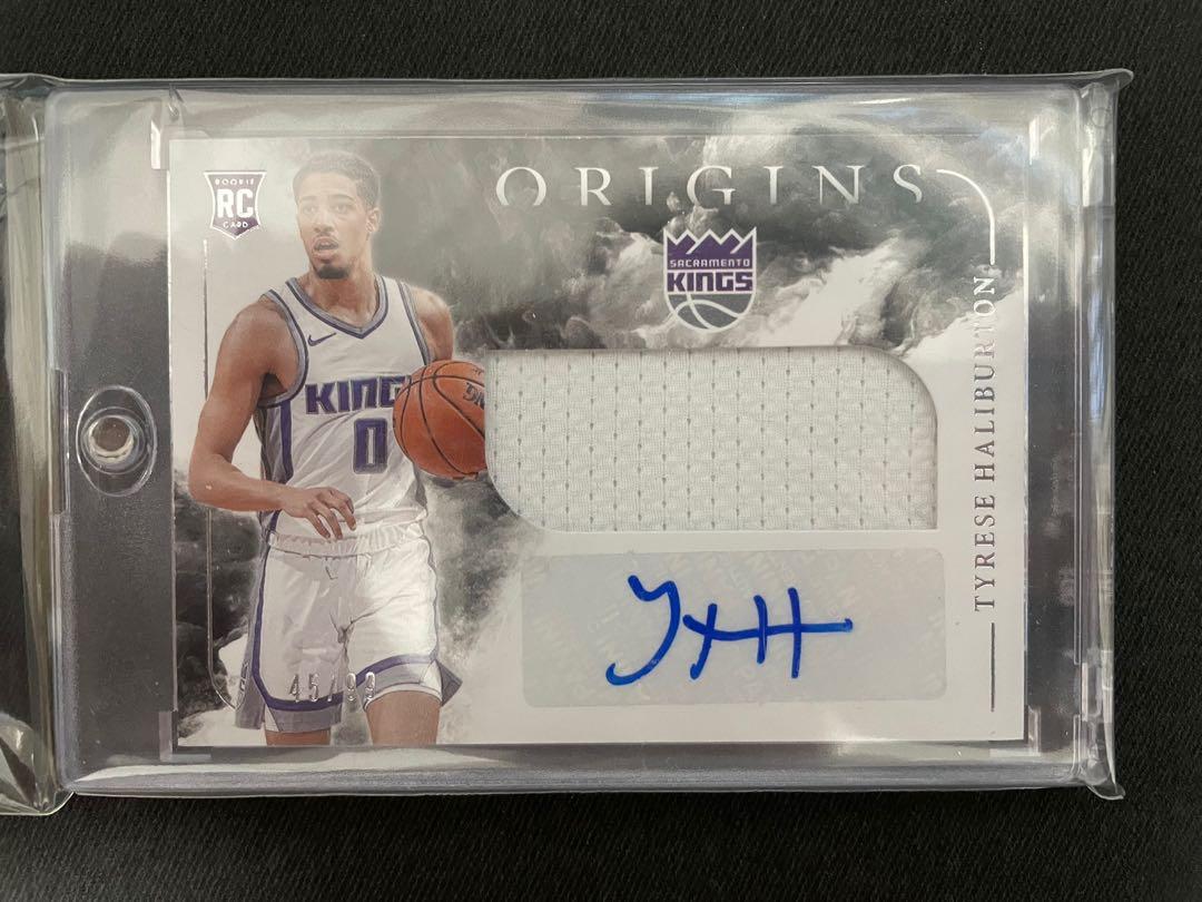 2020-21 Panini NBA Origins Tyrese Haliburton Rookie jersey auto 