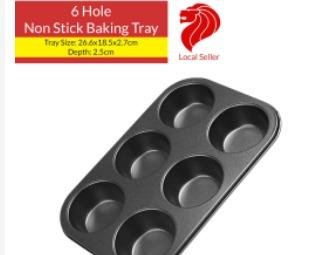 Jumbo Muffin Pan Black Stone non Stick Coating Muffin cupcake 3.5inch Cup