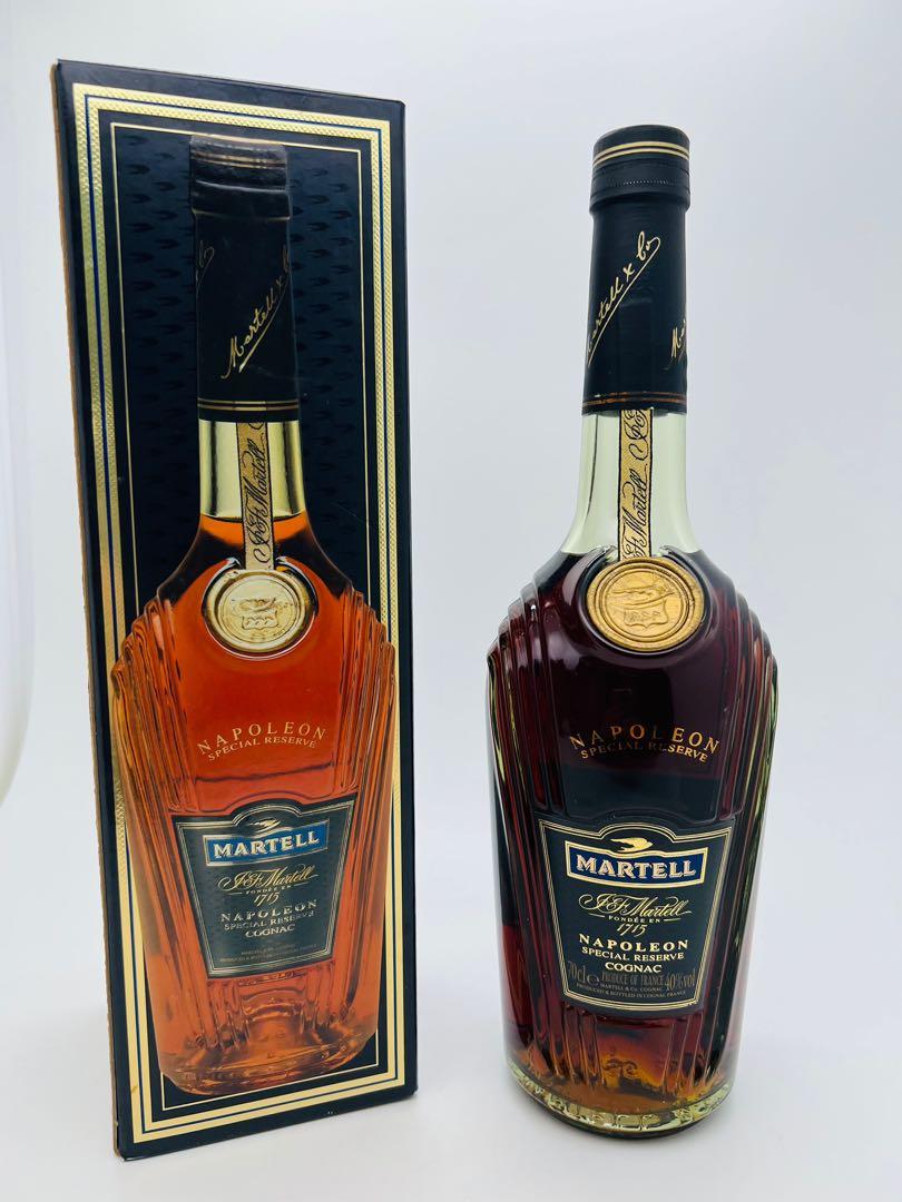 90's Martell Napoleon cognac 700ml 青樽馬爹利干邑, 嘢食& 嘢飲 