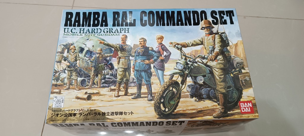 高達模型 bandai 1/35 渣古頭模型 ramba ral commando set, 興趣及遊戲, 玩具 & 遊戲類 - Carousell