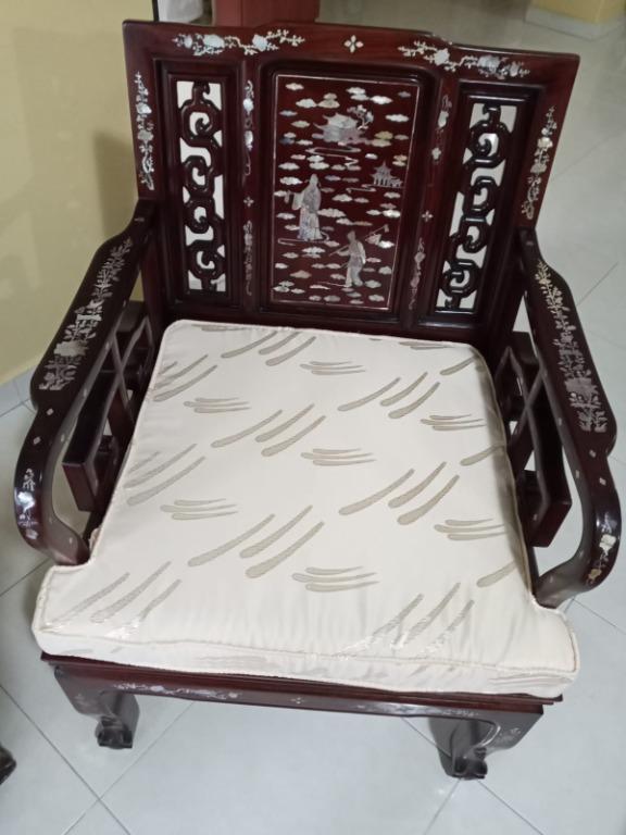 Antique Chinese Rosewood Furniture Set, Furniture & Home Living