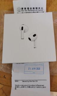 全新Apple Airpods 3