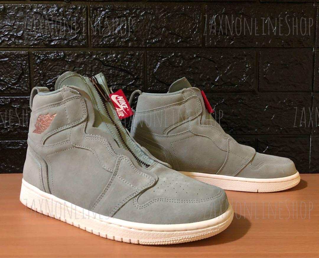 Air jordan 1 retro cheap high zip mica green