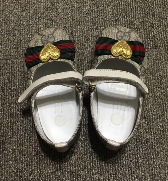 Authentic Gucci baby girl shoes 0 6mos Babies Kids Babies Kids Fashion on Carousell