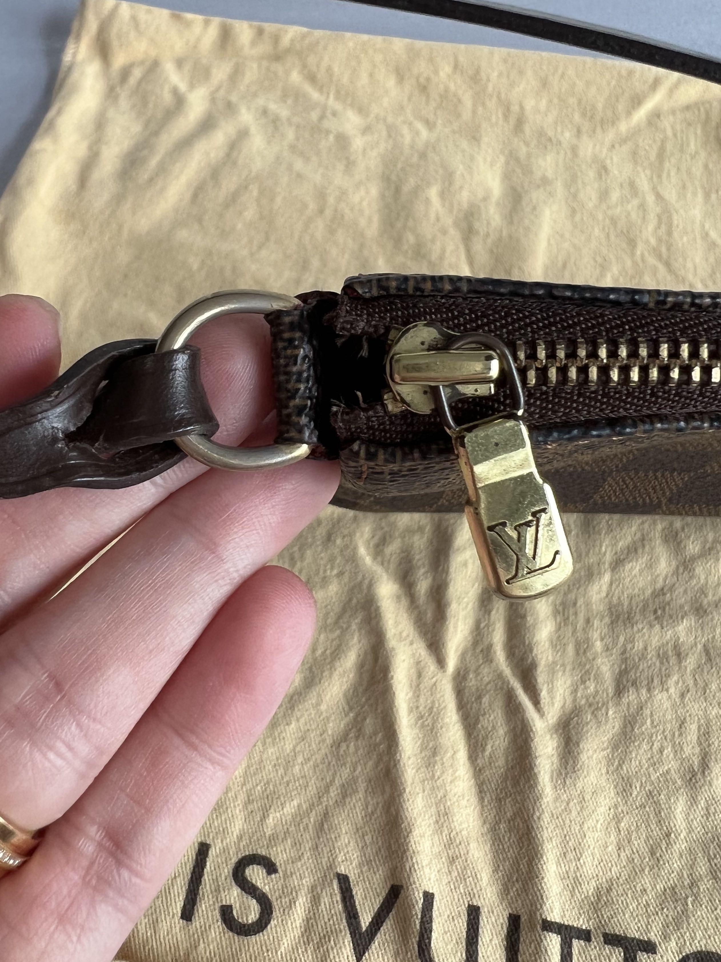 Authentic Louis Vuitton Vachetta Leather Wristlet Strap for Pochette Wallet  and clutch, Luxury, Accessories on Carousell