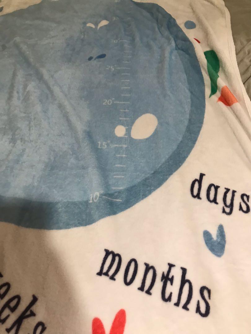 Baby Milestone Fleece Backdrop/Bed Linen (Category: Cots & Cribs) located in Quezon City. Submitted by the.preloved.project (Listing ID 1156394359, Image 2). Description: .