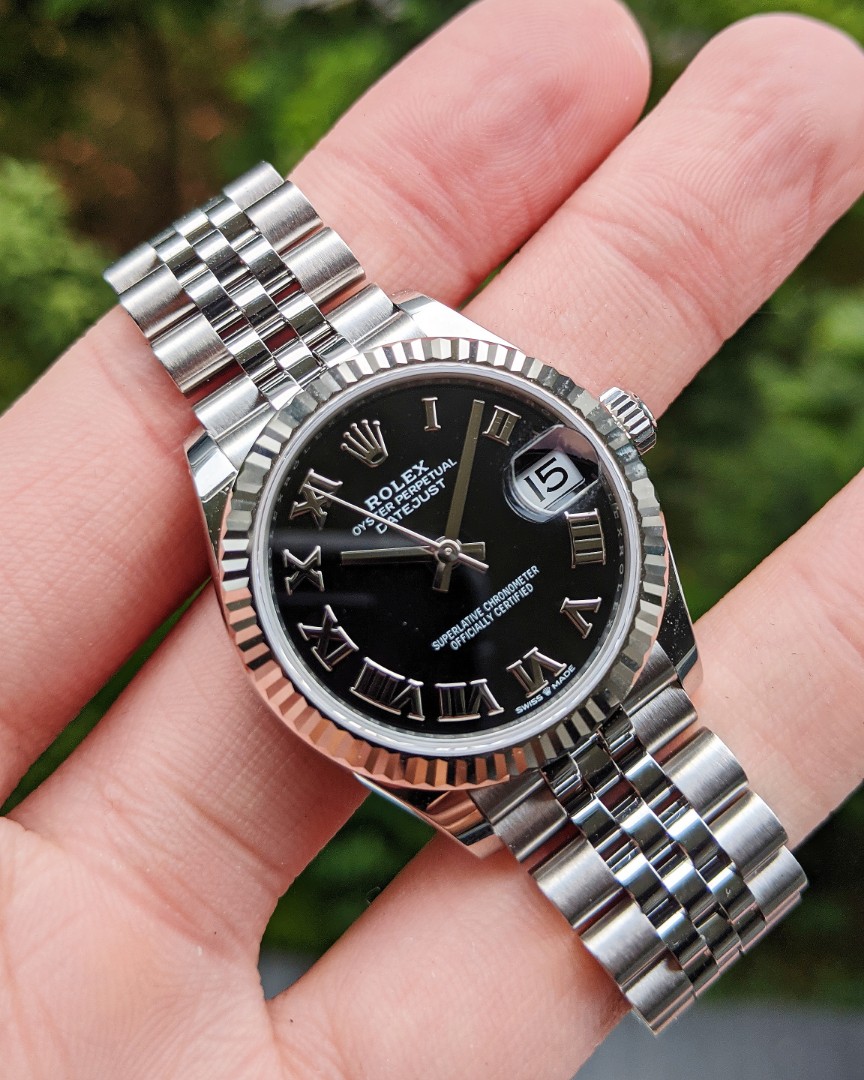 Datejust 31 black dial discount