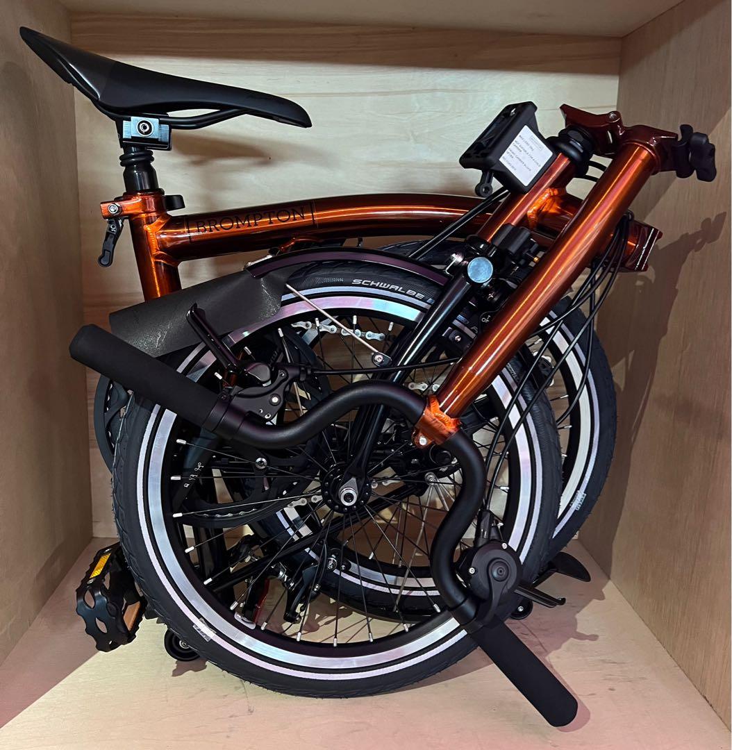 Brand New: Brompton Flame Laquer Black Edition Superlight M2L-X BE (2 Speed)