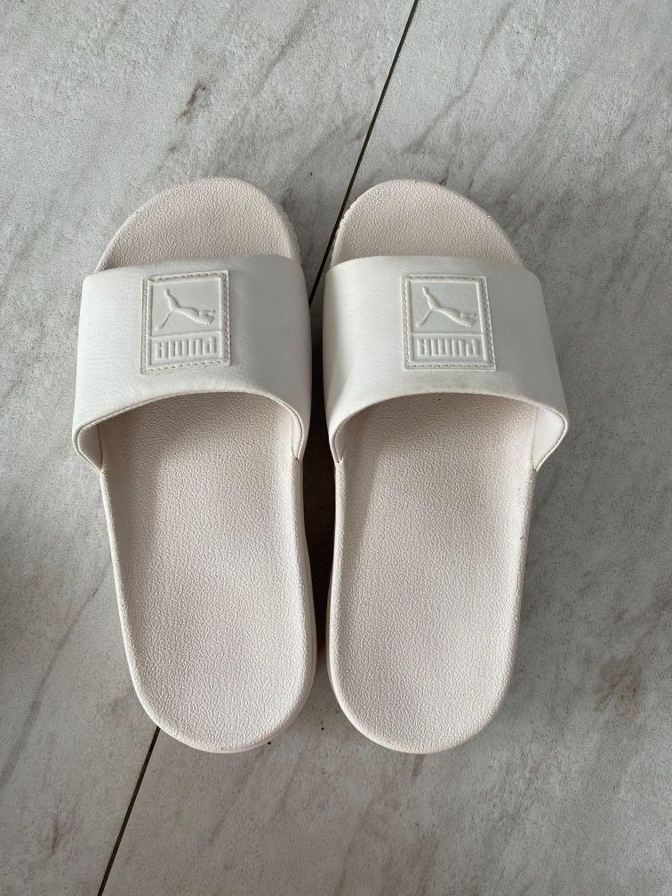Puma platform sales slides white