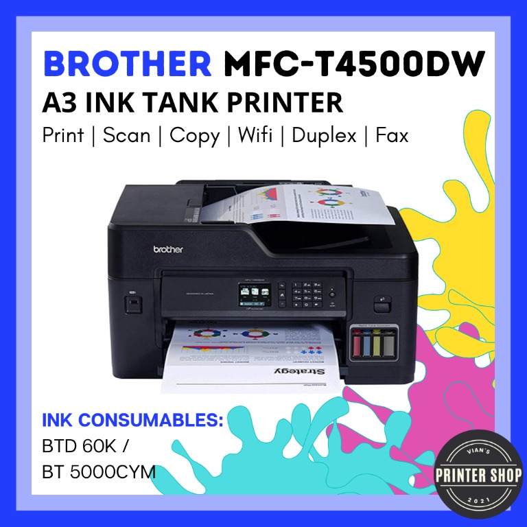 Brother MFCT4500DW InkJet Printer / MFCT4500DW / T4500, Computers