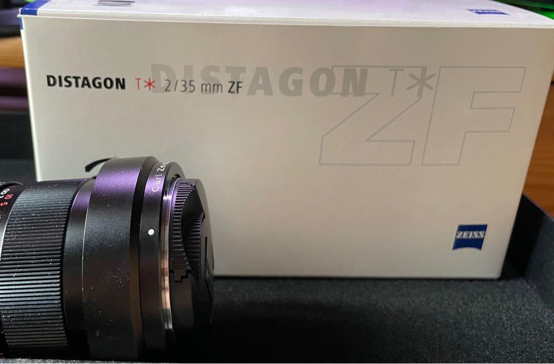 Carl Zeiss Distagon 35mm F2 ZF Nikon, 攝影器材, 鏡頭及裝備- Carousell