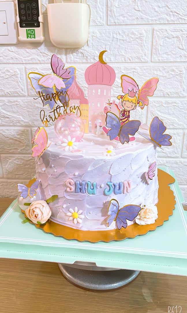 2-Tier Rapunzel Fairy Tale Princess Cake – Sei Pâtisserie