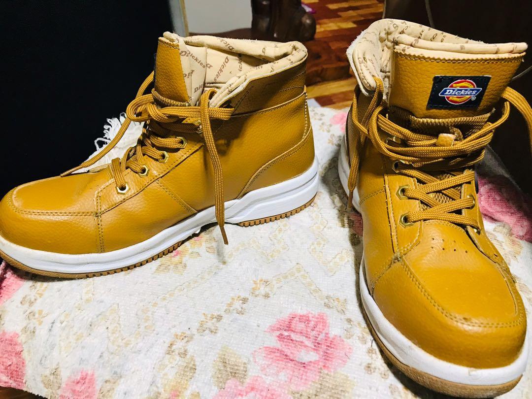 DECKIES YELLOW SHOES HIGH CUT