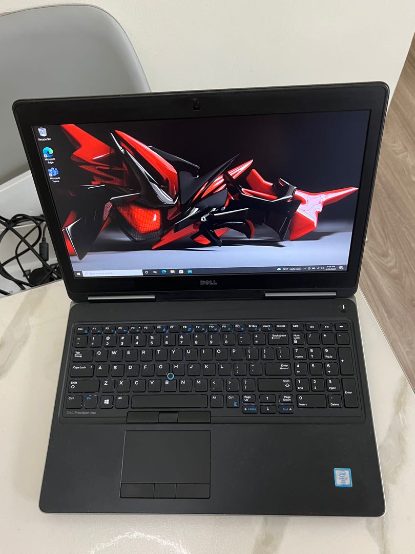 Dell Precision 7510 Mobile Workstation/ i76920HQ/32GB DDR4 RAM/ 512GB