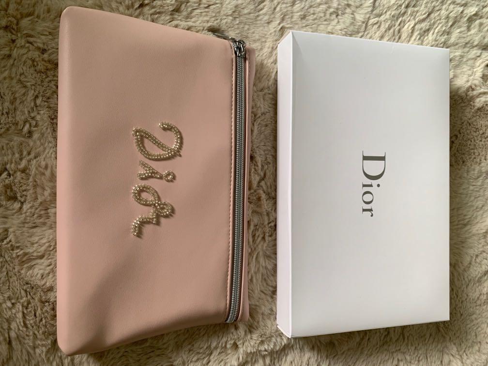Dior makeup case, Women's Fashion, Bags & Wallets, Clutches on Carousell