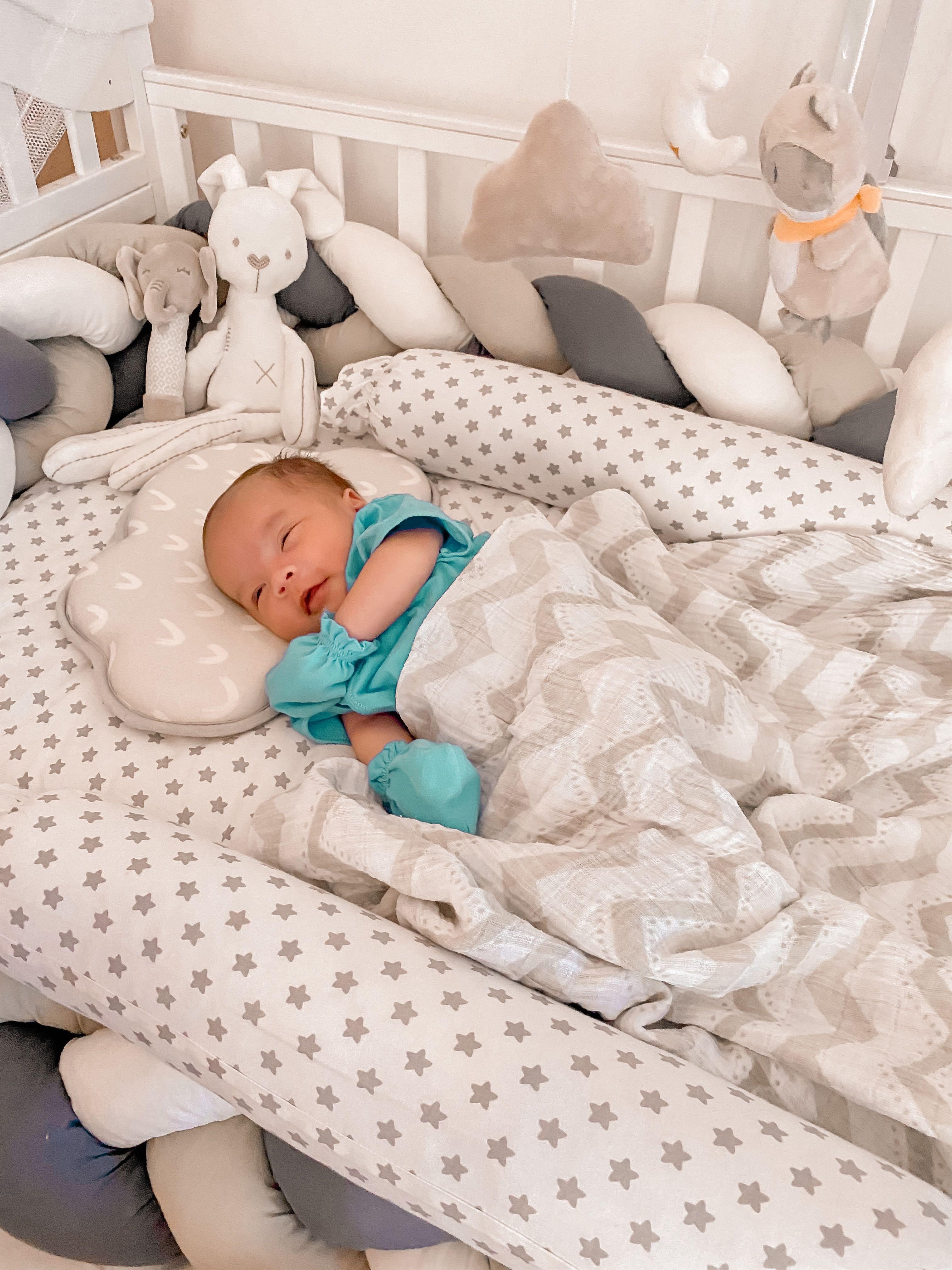 Double braided on sale crib bumper