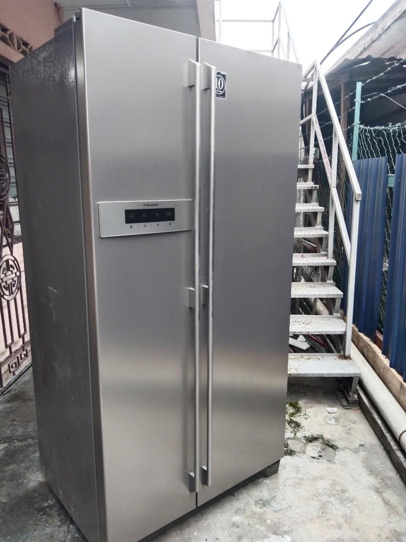 Electrolux Side by side Refrigerator, TV & Home Appliances, Kitchen