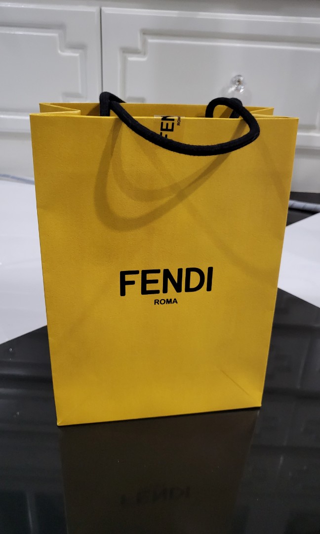 Paper bag fendi clearance