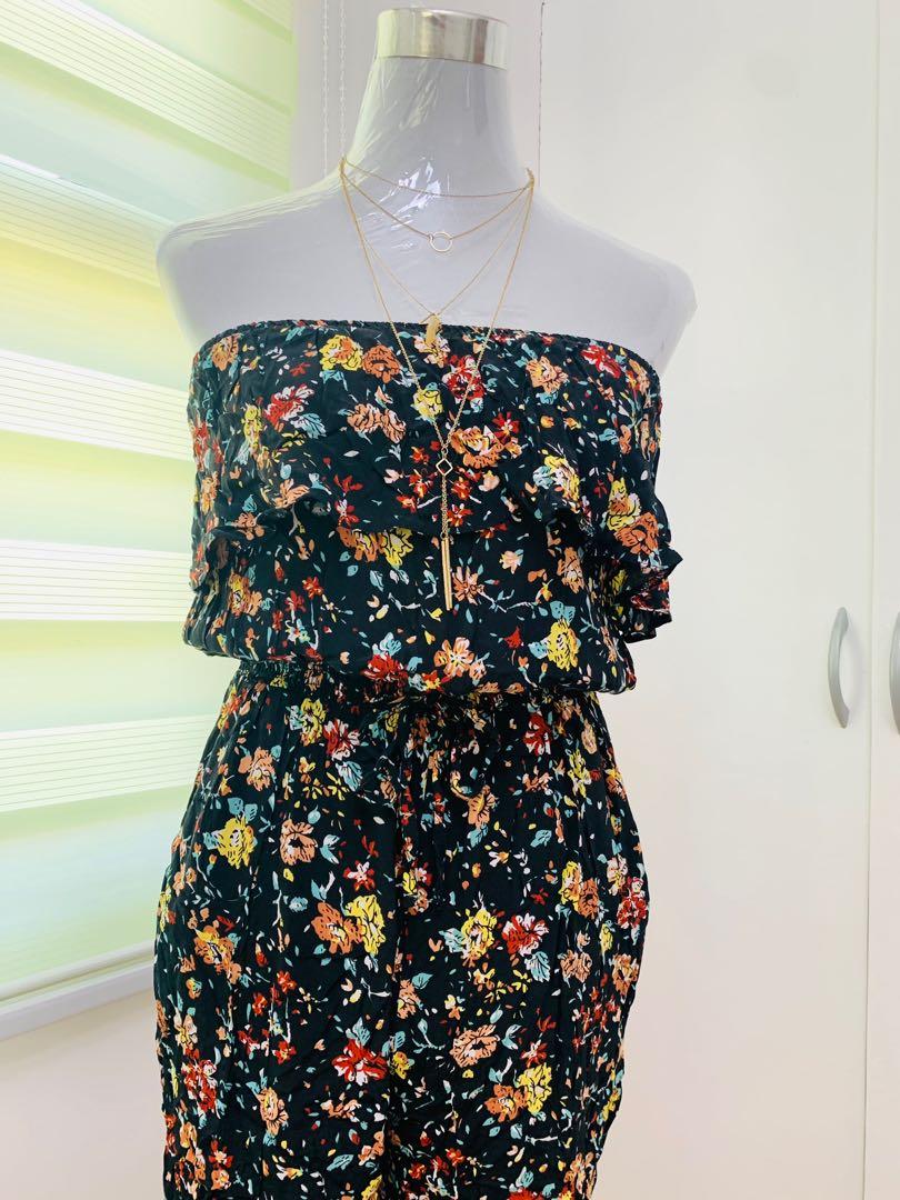 F&f yellow jumpsuit new arrivals