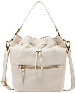 FOSSIL - leather vickery drawstring sholder crossboy