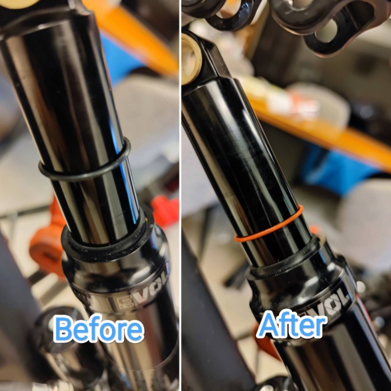 FOX rear shock RED/GREEN indicator/sag Oring. ORING ONLY!, Sports