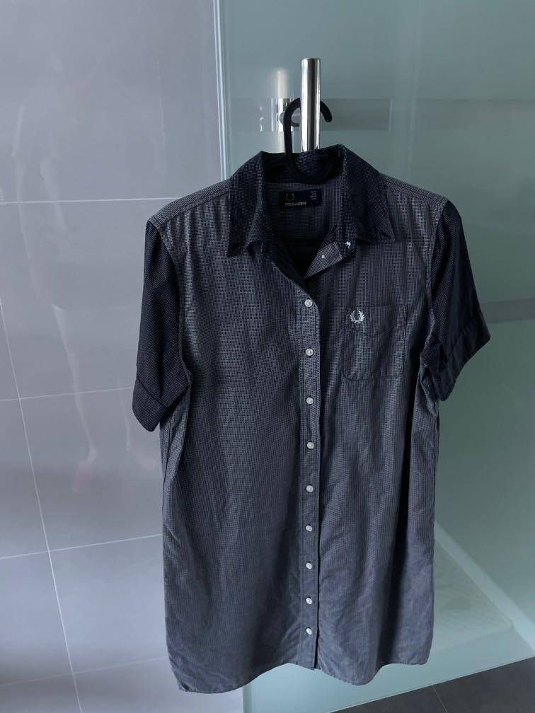 Fred perry shirt dress, Women's Fashion 