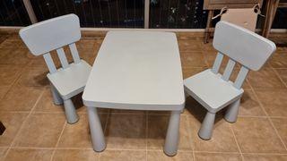 Free... IKEA Mammut Table and chairs