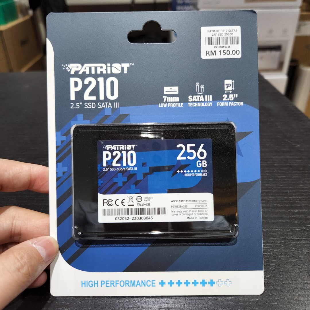 Patriot 256GB P210 Sata III 2.5 SSD