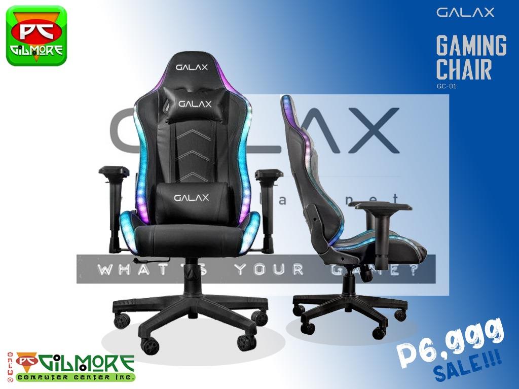 Galax Gaming Chair 01 RGB Black, Furniture & Home Living, Furniture ...