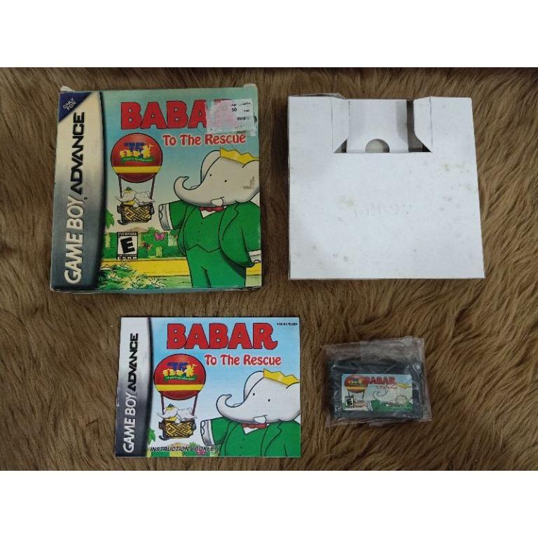 Gameboy Advance GBA Babar to the Rescue, Hobbies & Toys