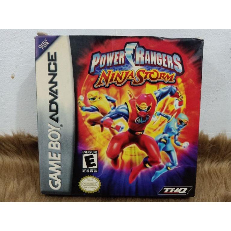Gameboy Advance GBA Power Rangers Ninja Storm, Video Gaming, Video ...