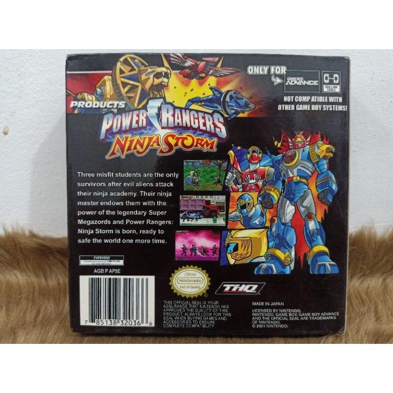 Gameboy Advance GBA Power Rangers Ninja Storm, Video Gaming, Video ...