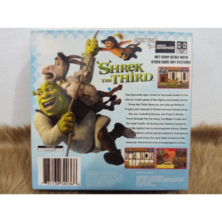 Gameboy Advance GBA Shrek The Third, Video Gaming, Video Games ...