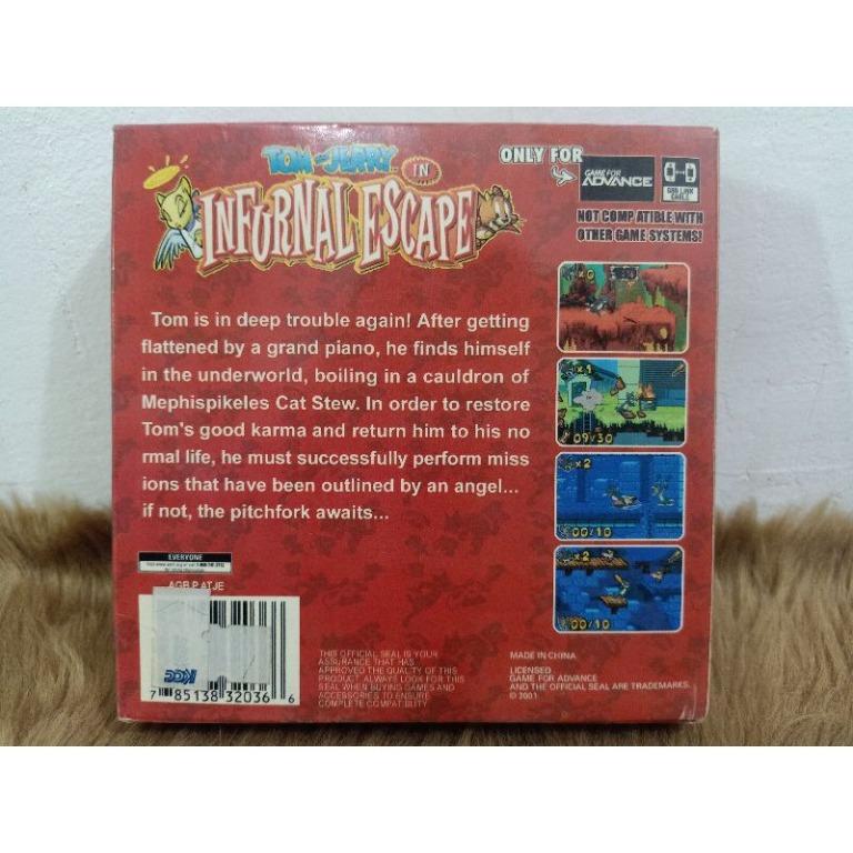 Jeu Game Boy Advance Tom And Jerry: Infurnal Escape - Version PAL, Neuf Sous Blister