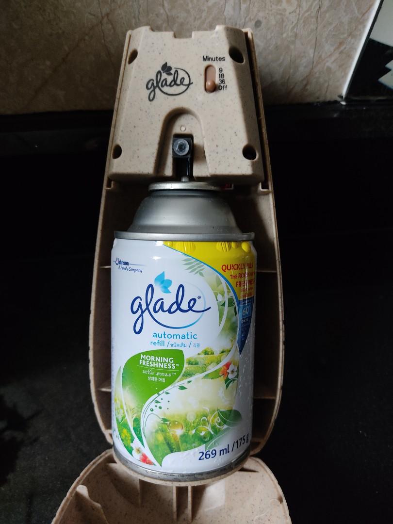Glade Automatic fragrance spray with 2 refills, Furniture & Home Living