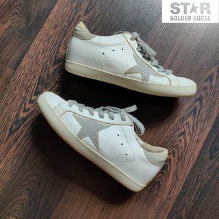 GOLDEN GOOSE SUPERSTAR | DB SNEAKERS (White/Silver)