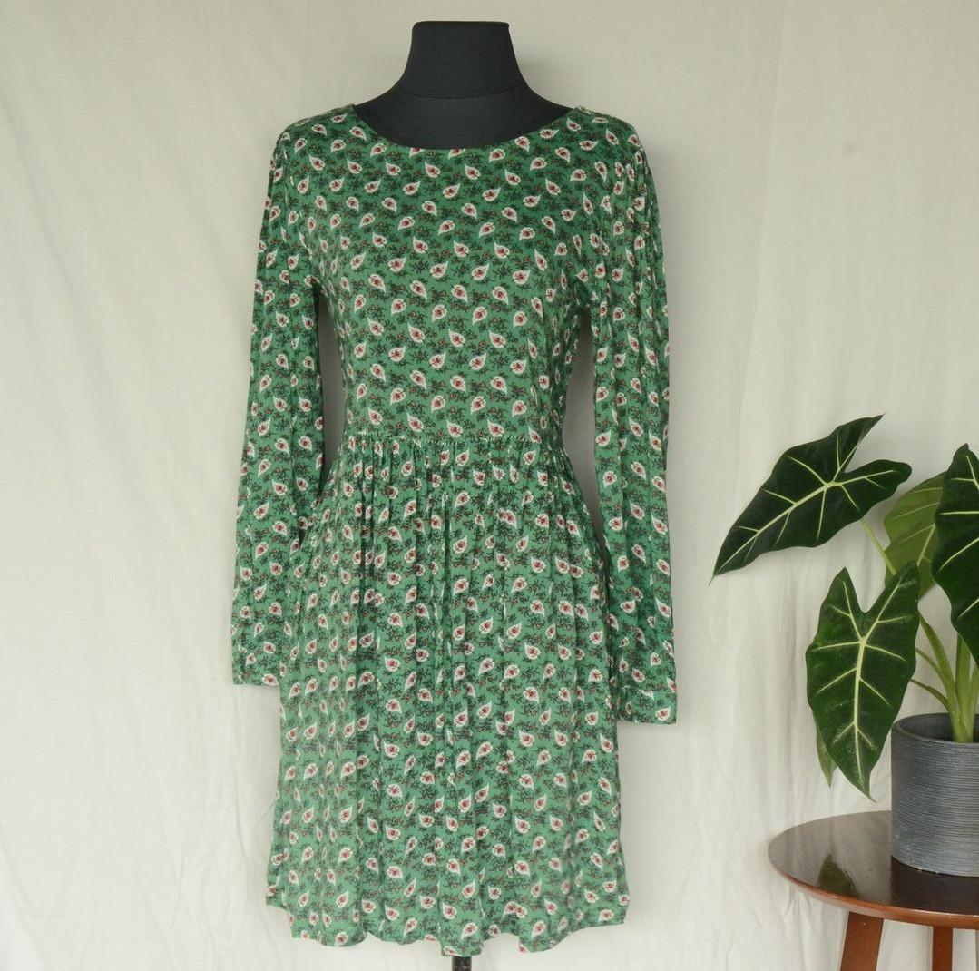 Green pattern dress Women s Fashion Dresses Sets Dresses on Carousell