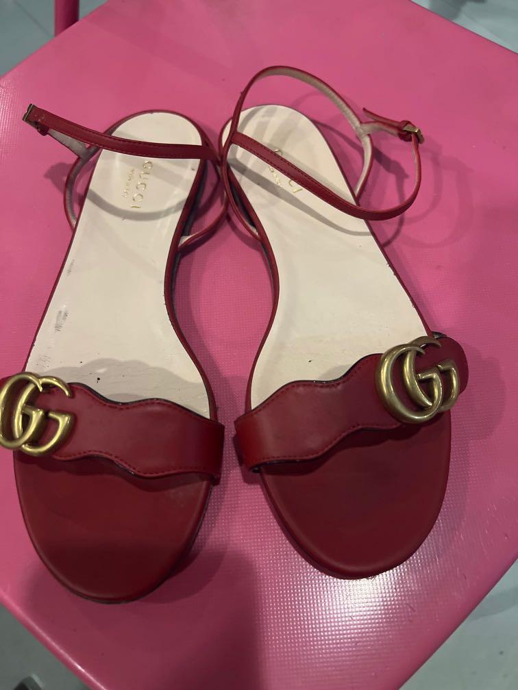 Gucci maroon Luxury Sneakers Footwear on Carousell