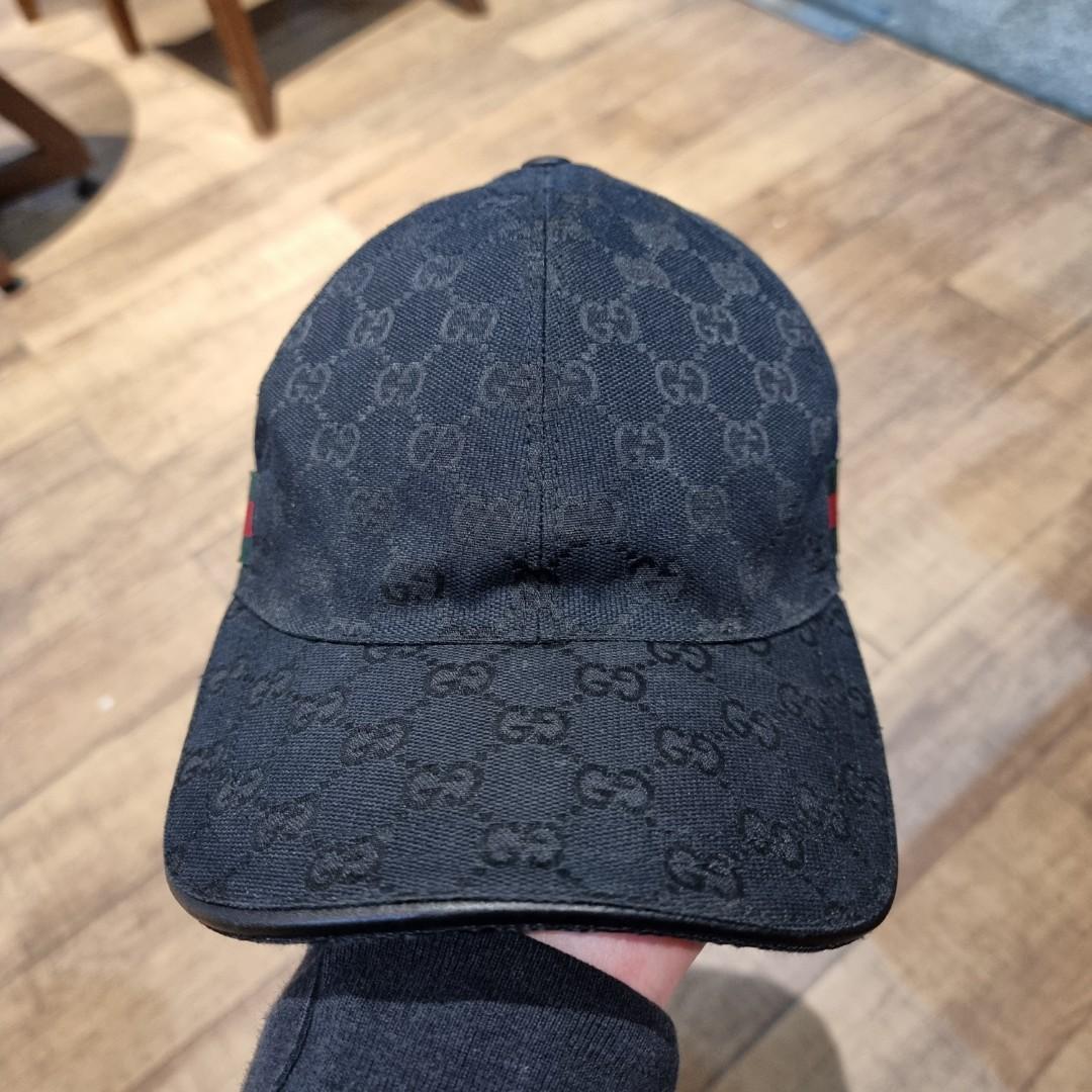 Gucci Rare Sherry Web Monogram GG Baseball Cap Hat 855439