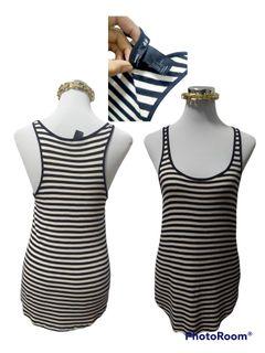 H&m stripped tops