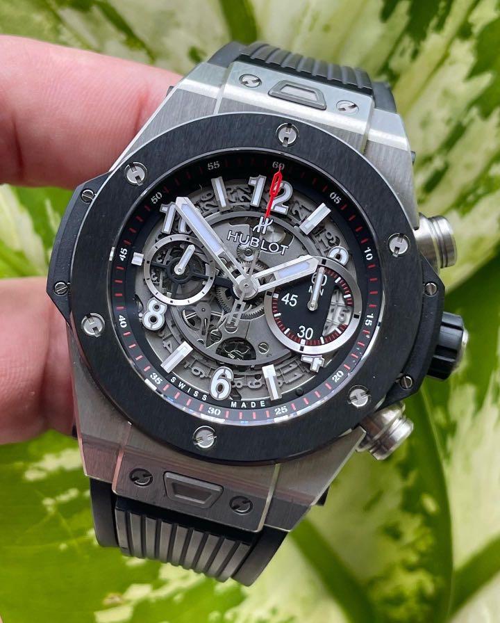 Hublot big bang unico titanium ceramic 45mm best sale